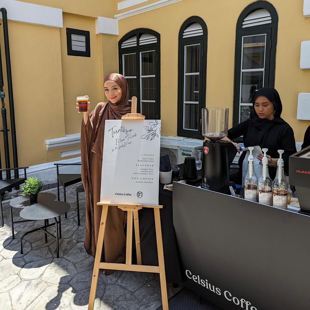 Celsius Coffee pop up event